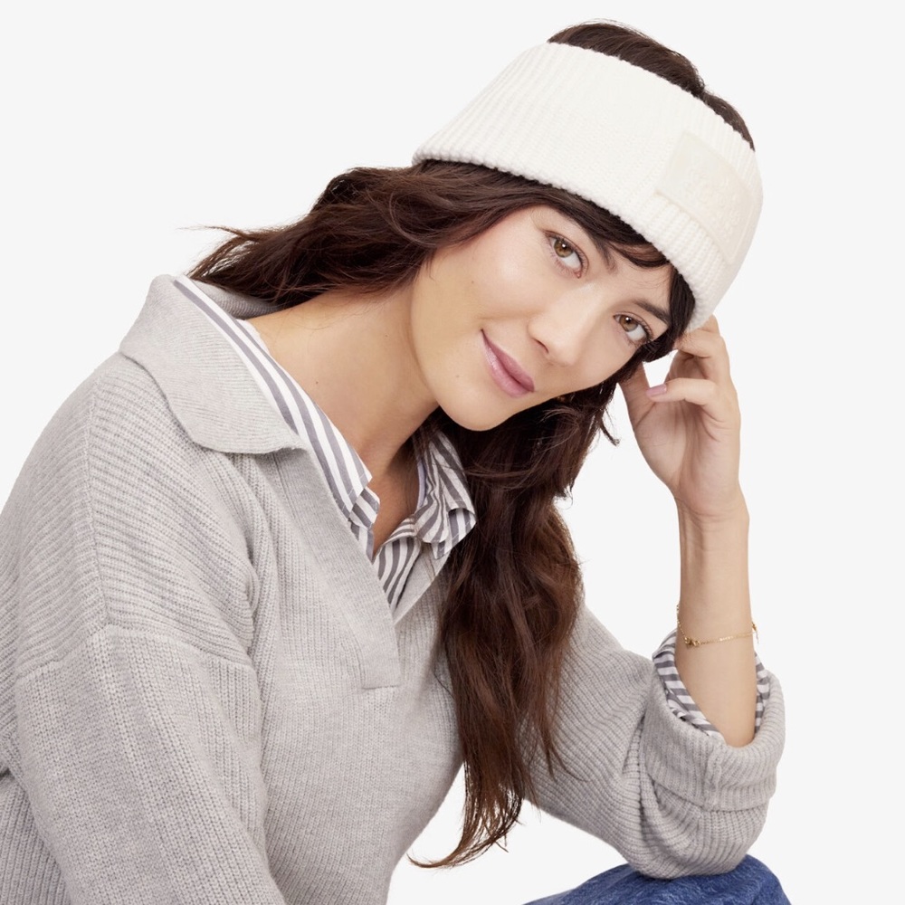 NEW Coach Cable Knit Winter Headband